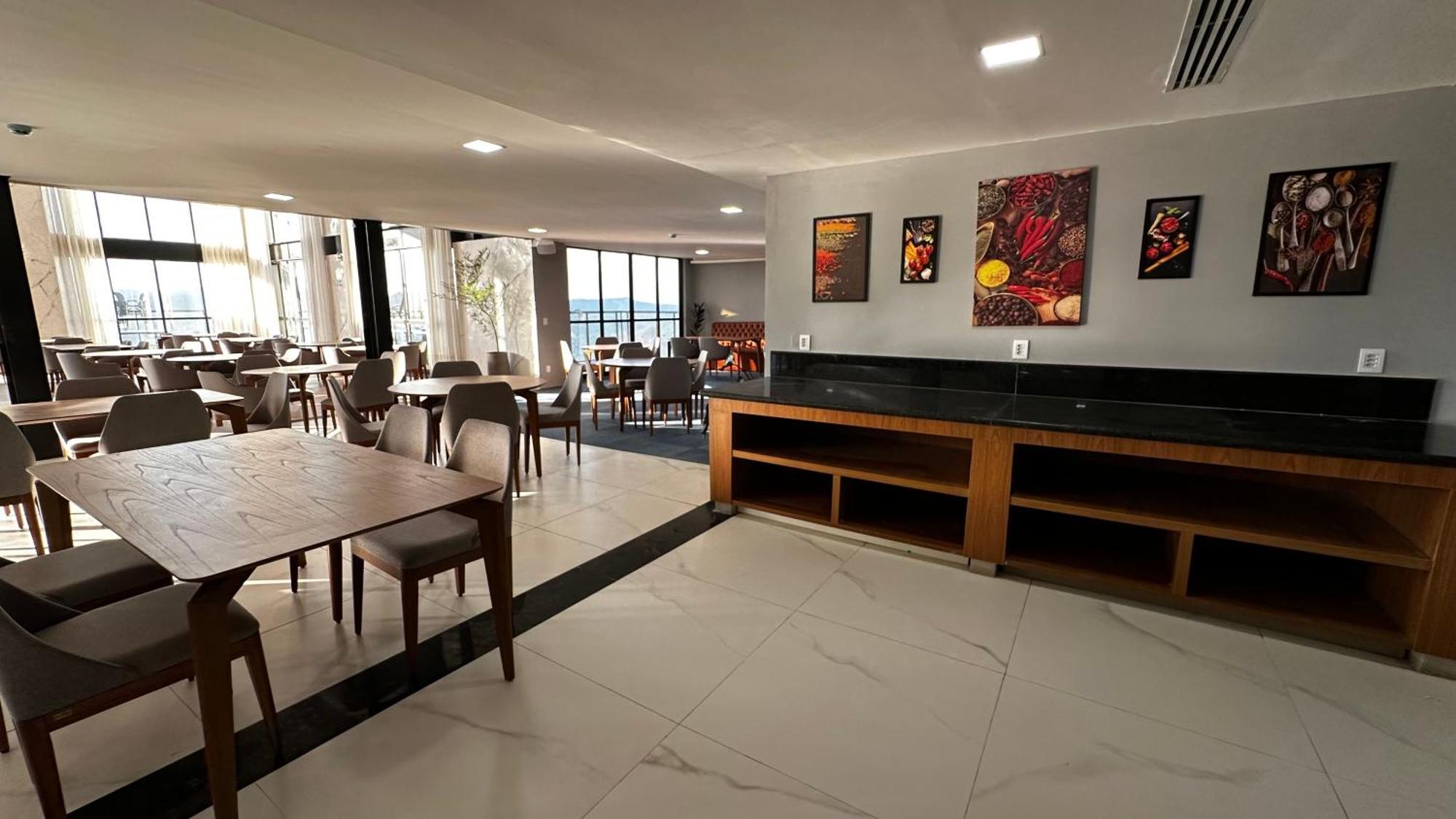 Flat No Completao Gran Paradiso - Tem - Novinho Hotel *